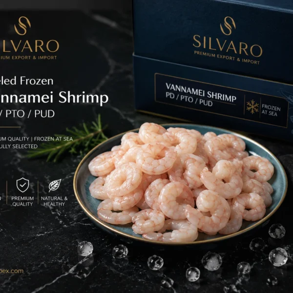 Peeled Frozen Vannamei Shrimp PD / PTO / PUD