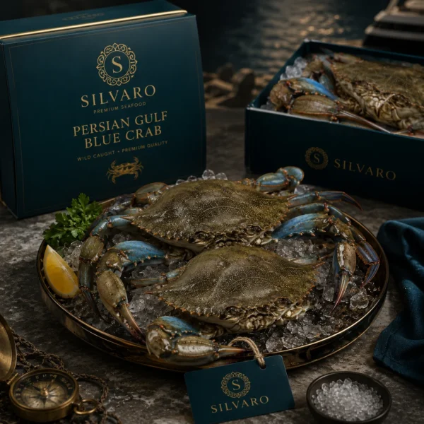 Wild-caught Persian Gulf Blue Crab frozen IQF by Silvaro